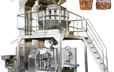 Automatic mix nuts weighing filling packaging machine