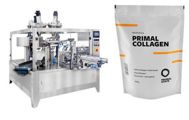 د زپ سره د ډای کڅوړې لپاره د اتوماتیک پوډر بسته کولو ماشین