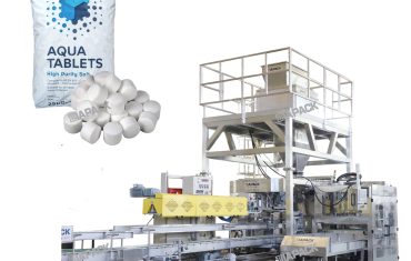 د 25-50 کیلو ګرامه مالګې ګولۍ وزن د ډکولو کڅوړې ماشین